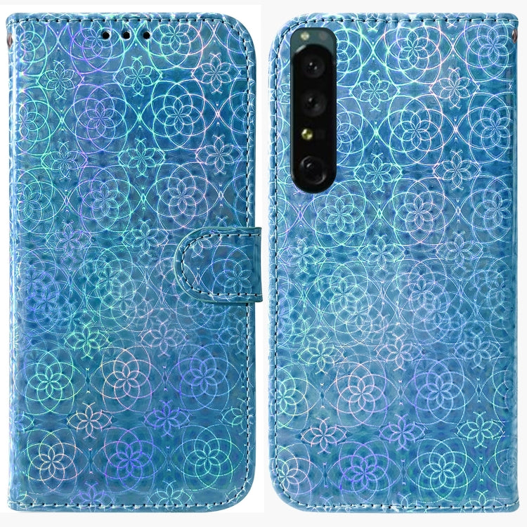 For Sony Xperia 1 IV Colorful Magnetic Buckle Leather Phone Case