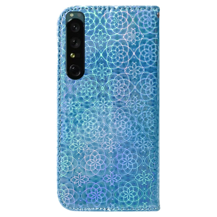 For Sony Xperia 1 IV Colorful Magnetic Buckle Leather Phone Case