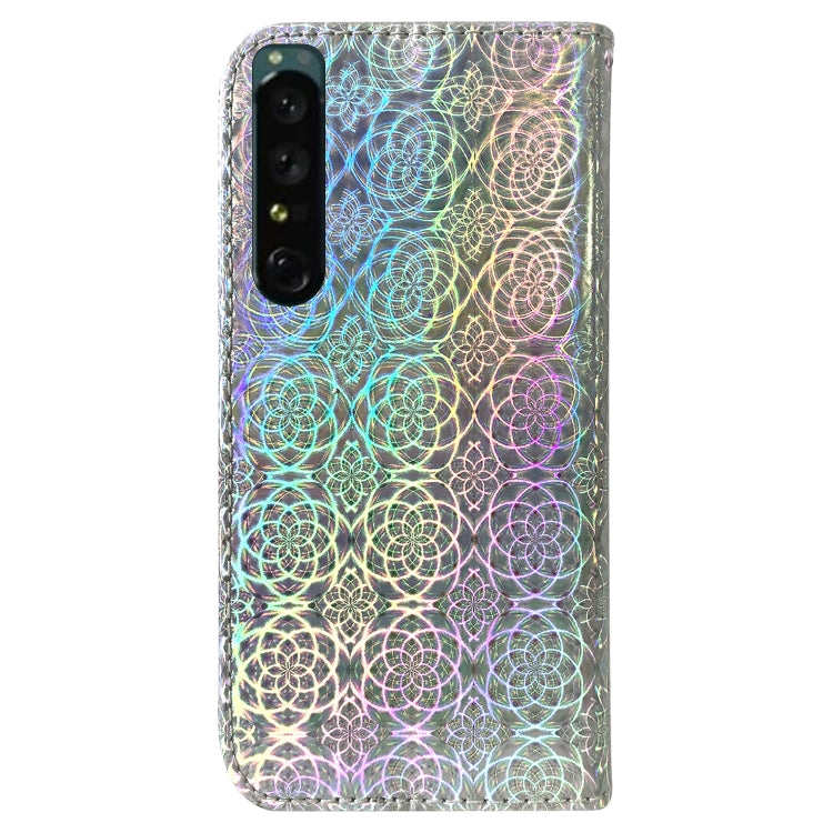 For Sony Xperia 1 IV Colorful Magnetic Buckle Leather Phone Case