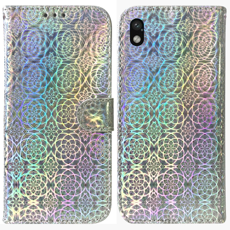 For Sony Xperia Ace III Colorful Magnetic Buckle Leather Phone Case