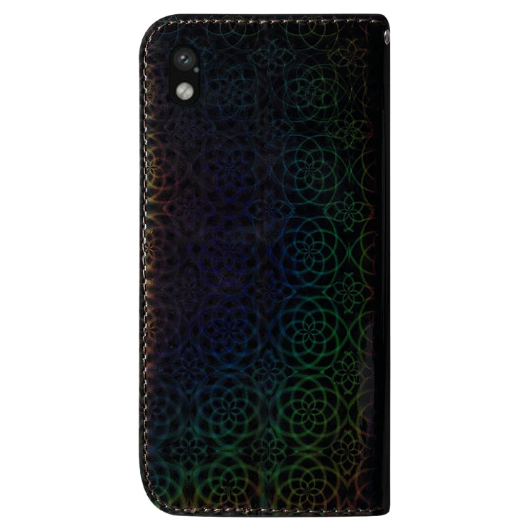 For Sony Xperia Ace III Colorful Magnetic Buckle Leather Phone Case