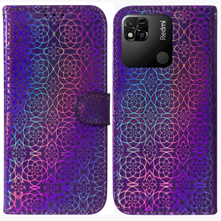 For Xiaomi Redmi 10A Colorful Magnetic Buckle Leather Phone Case