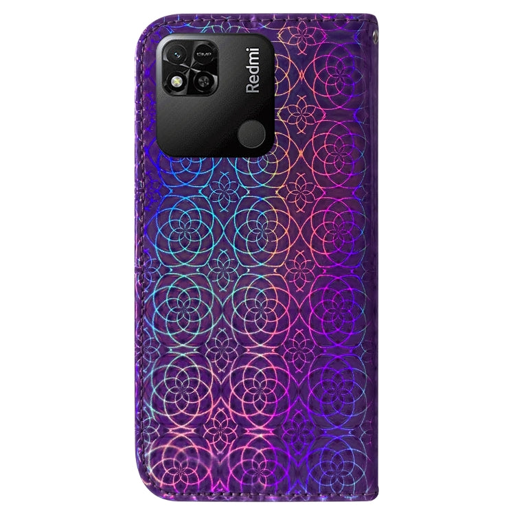 For Xiaomi Redmi 10A Colorful Magnetic Buckle Leather Phone Case