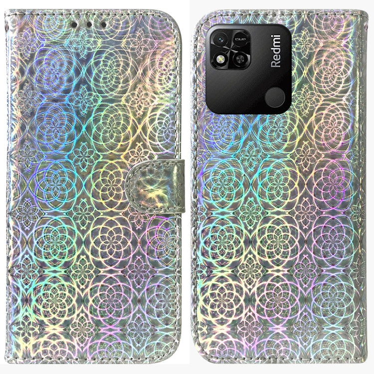 For Xiaomi Redmi 10A Colorful Magnetic Buckle Leather Phone Case