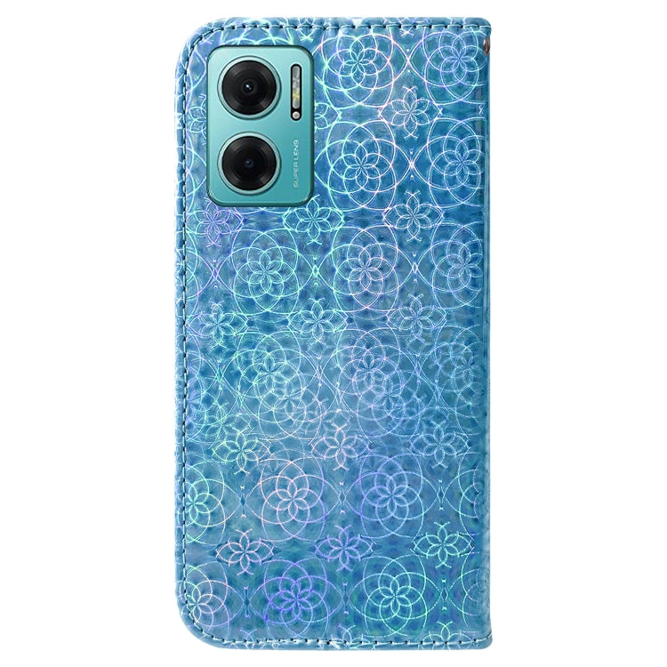 For Xiaomi Redmi Note 11E / Redmi 10 5G Colorful Magnetic Buckle Leather Phone Case