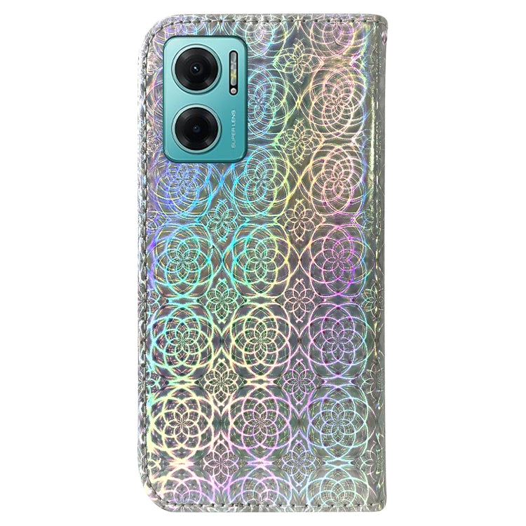 For Xiaomi Redmi Note 11E / Redmi 10 5G Colorful Magnetic Buckle Leather Phone Case