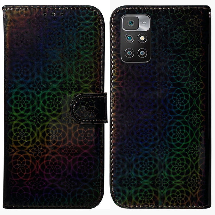 For Xiaomi Redmi 10 / 10 Prime Colorful Magnetic Buckle Leather Phone Case