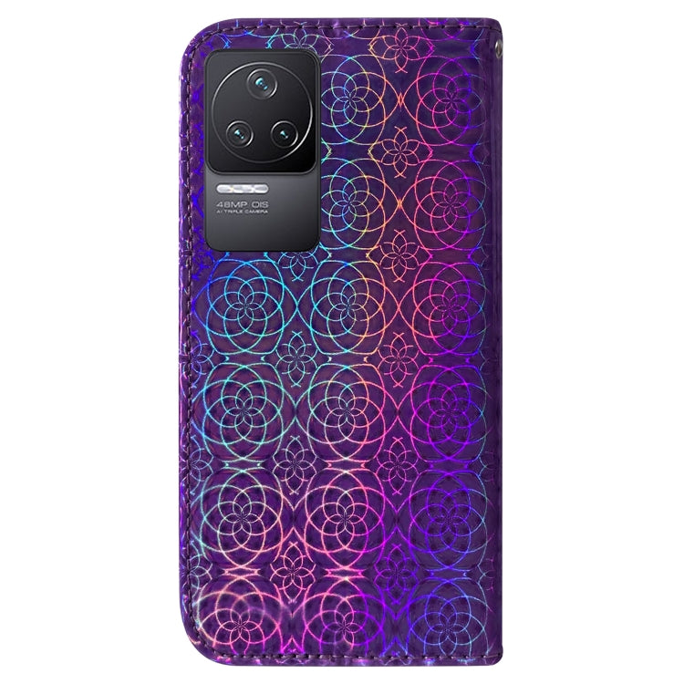 For Xiaomi Redmi K50 / K50 Pro Colorful Magnetic Buckle Leather Phone Case