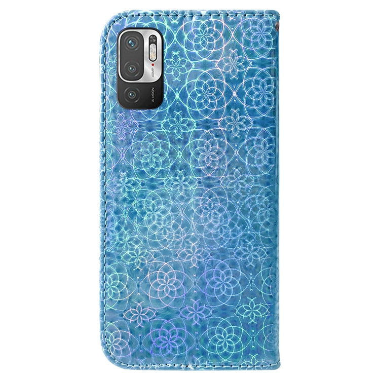 For Xiaomi Redmi Note 10 5G / Poco M3 Pro Colorful Magnetic Buckle Leather Phone Case