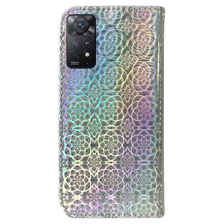 For Xiaomi Redmi Note 11 Pro 5G / 4G Foreign Colorful Magnetic Buckle Leather Phone Case