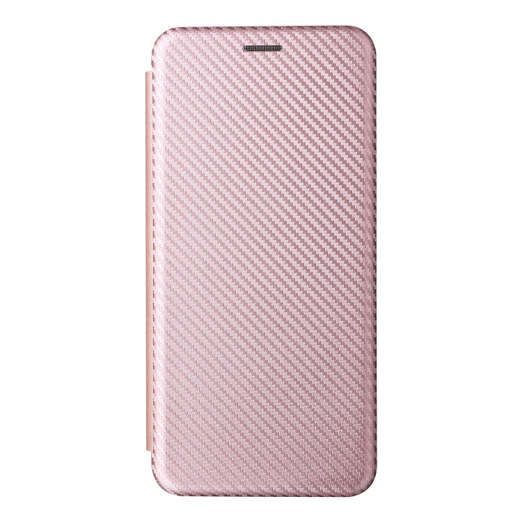 For Samsung Galaxy A03 166mm Carbon Fiber Texture Flip Leather Phone Case