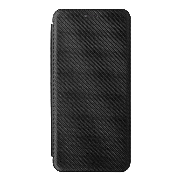 For Samsung Galaxy A03 166mm Carbon Fiber Texture Flip Leather Phone Case