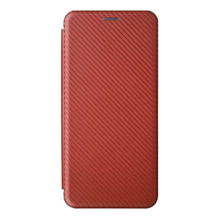 For Samsung Galaxy A03 166mm Carbon Fiber Texture Flip Leather Phone Case