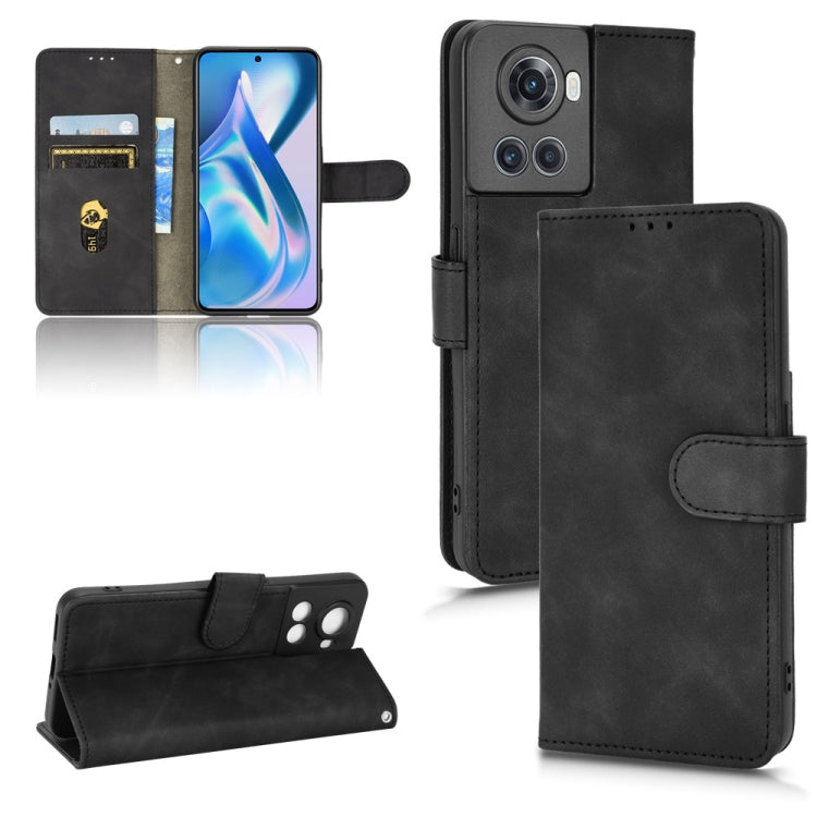 For OnePlus Ace Skin Feel Magnetic Flip Leather Phone Case