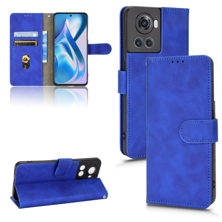 For OnePlus Ace Skin Feel Magnetic Flip Leather Phone Case