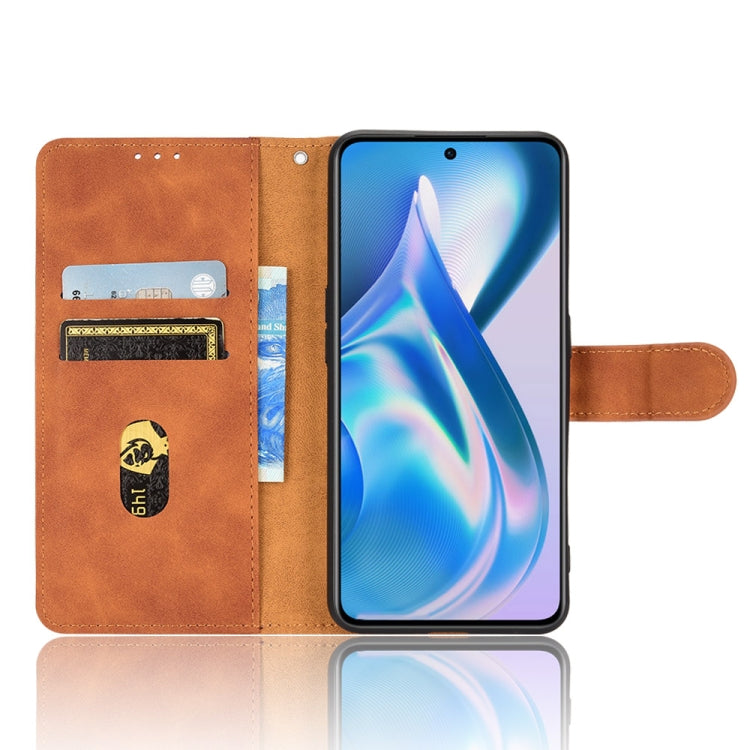 For OnePlus Ace Skin Feel Magnetic Flip Leather Phone Case