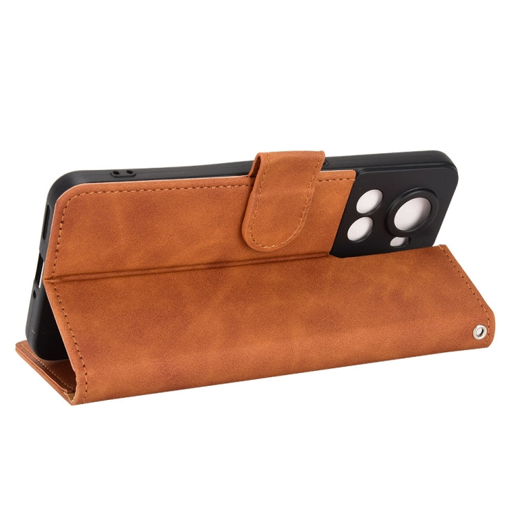 For OnePlus Ace Skin Feel Magnetic Flip Leather Phone Case