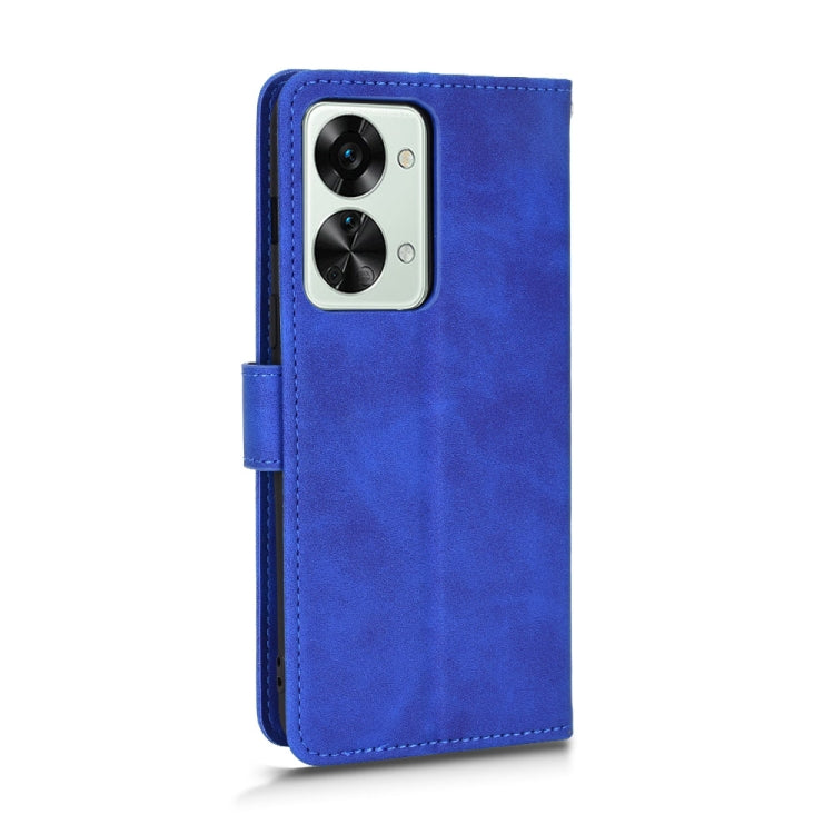 For OnePlus Nord 2T 5G Skin Feel Magnetic Flip Leather Phone Case