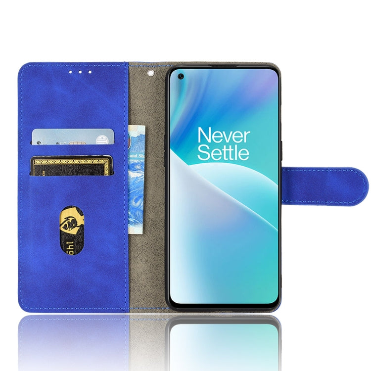 For OnePlus Nord 2T 5G Skin Feel Magnetic Flip Leather Phone Case