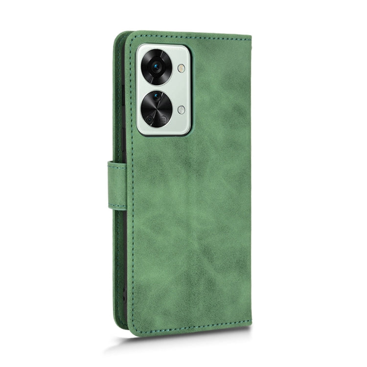 For OnePlus Nord 2T 5G Skin Feel Magnetic Flip Leather Phone Case