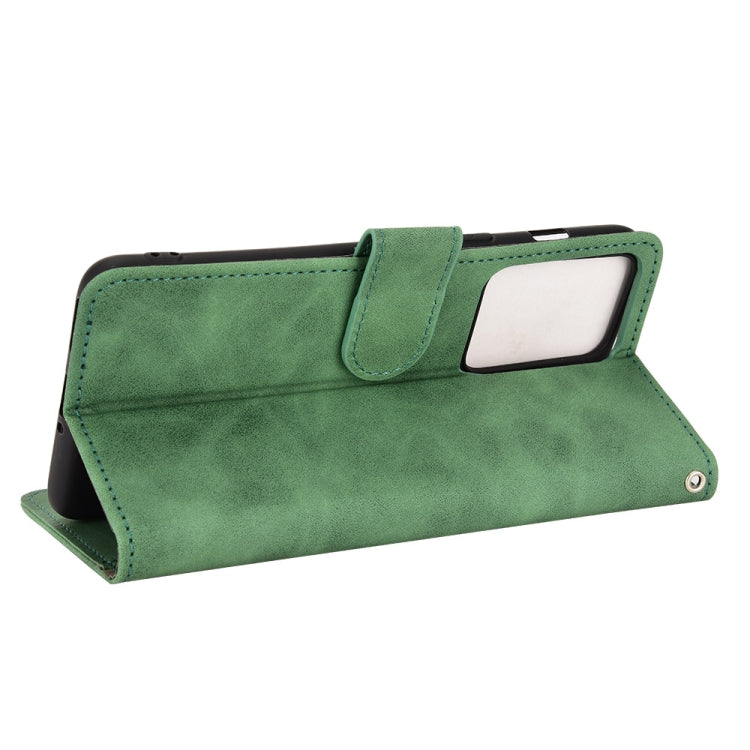 For OnePlus Nord 2T 5G Skin Feel Magnetic Flip Leather Phone Case