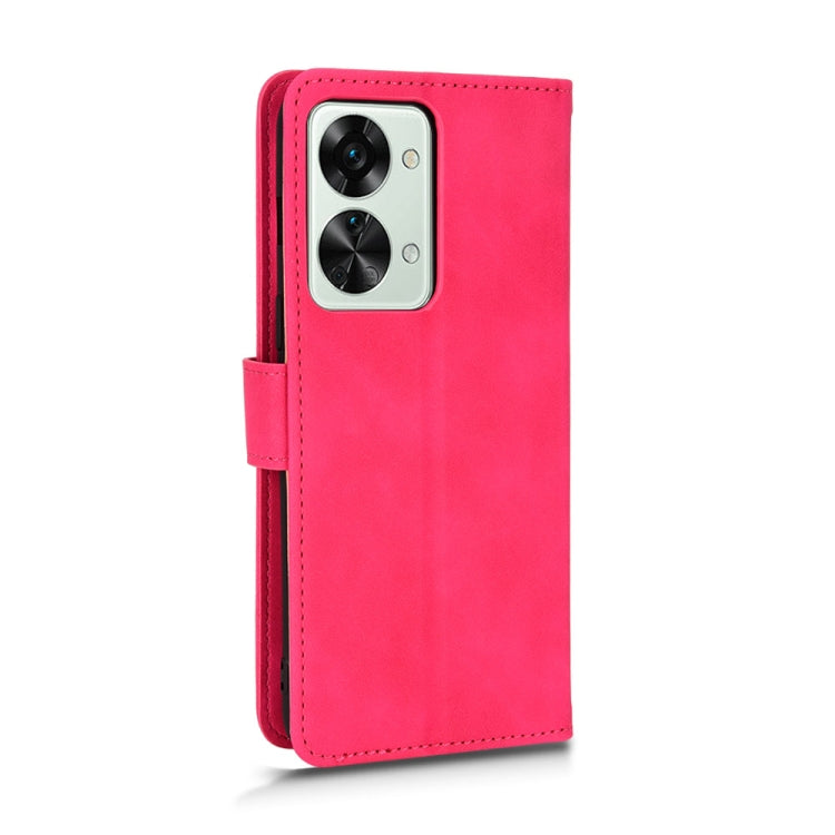 For OnePlus Nord 2T 5G Skin Feel Magnetic Flip Leather Phone Case