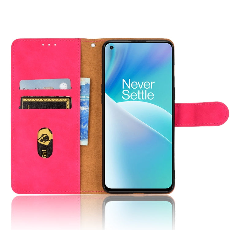 For OnePlus Nord 2T 5G Skin Feel Magnetic Flip Leather Phone Case