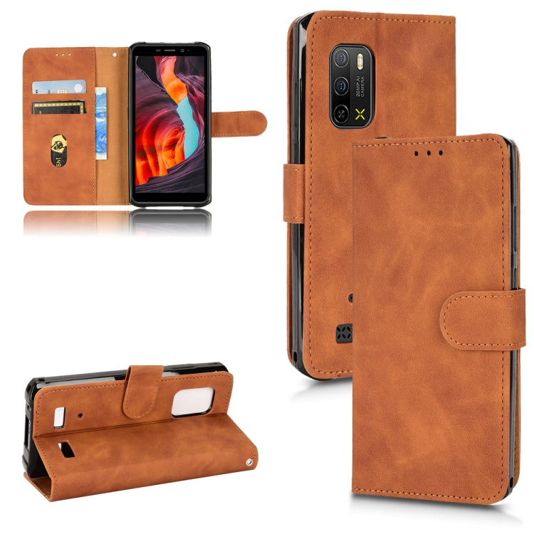 For Ulefone Armor X10 Skin Feel Magnetic Flip Leather Phone Case