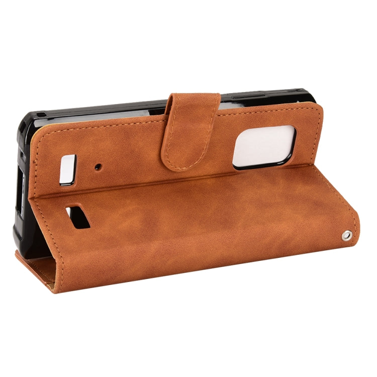 For Ulefone Armor X10 Skin Feel Magnetic Flip Leather Phone Case