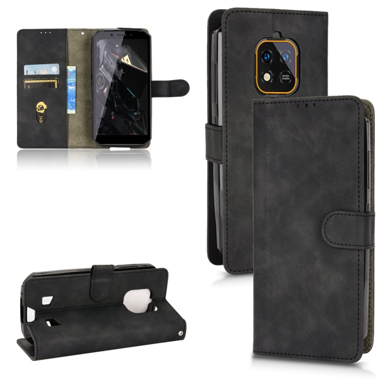 For Oukitel WP18 Skin Feel Magnetic Flip Leather Phone Case