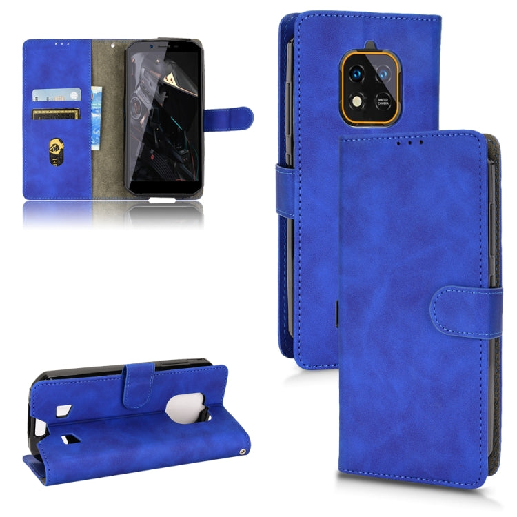For Oukitel WP18 Skin Feel Magnetic Flip Leather Phone Case