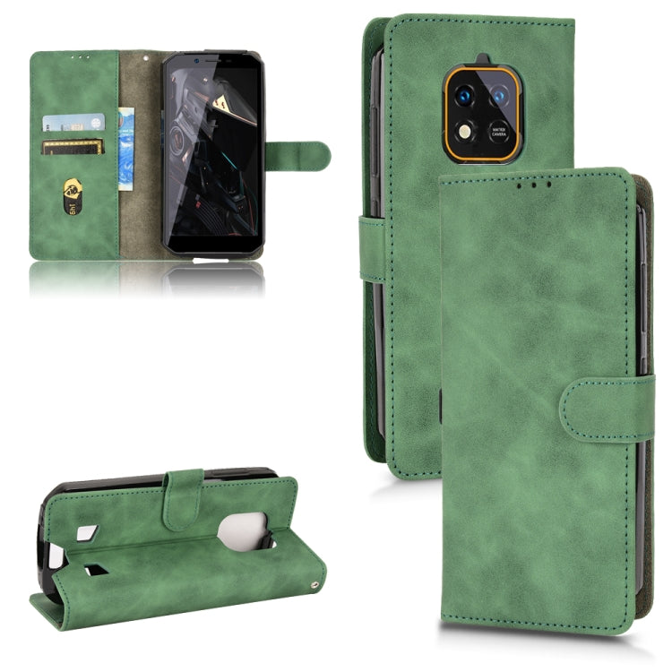 For Oukitel WP18 Skin Feel Magnetic Flip Leather Phone Case