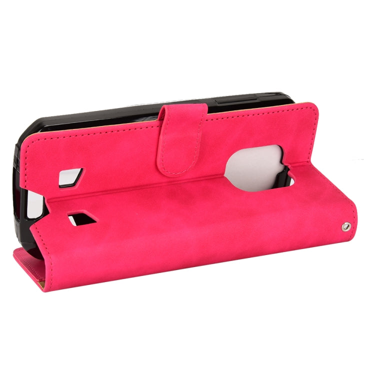 For Oukitel WP18 Skin Feel Magnetic Flip Leather Phone Case