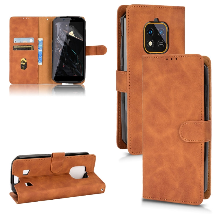 For Oukitel WP18 Skin Feel Magnetic Flip Leather Phone Case