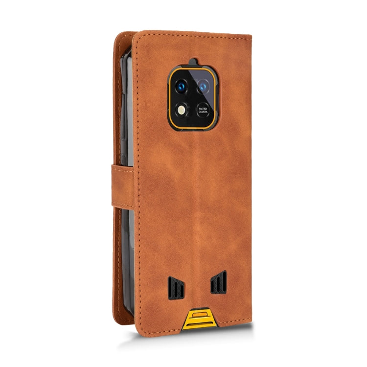 For Oukitel WP18 Skin Feel Magnetic Flip Leather Phone Case
