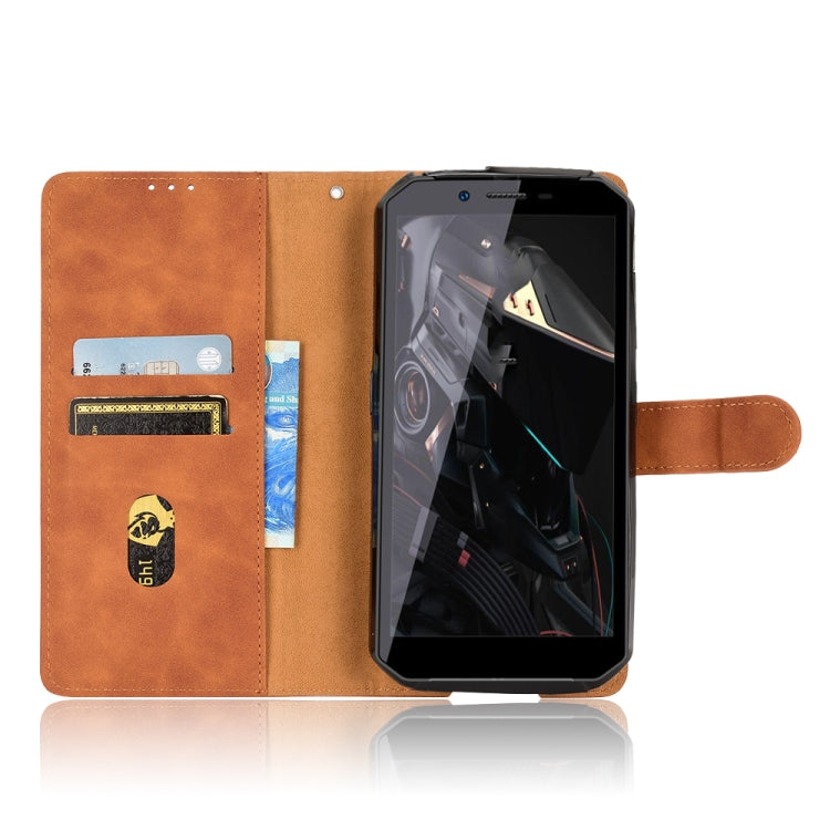 For Oukitel WP18 Skin Feel Magnetic Flip Leather Phone Case