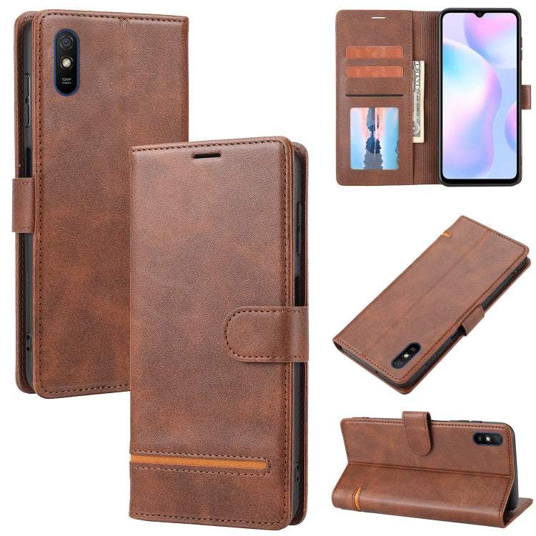 For Xiaomi Redmi 9A Classic Wallet Flip Leather Phone Case