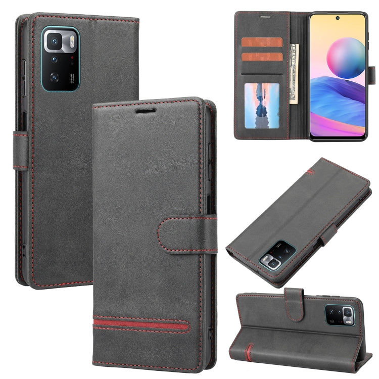 For Xiaomi Poco X3 GT/Redmi Note 10 Pro 5G CN Classic Wallet Flip Leather Phone Case
