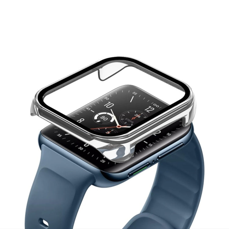 For OPPO Watch 2 46mm PC + Tempered Glass Watch Protective Case