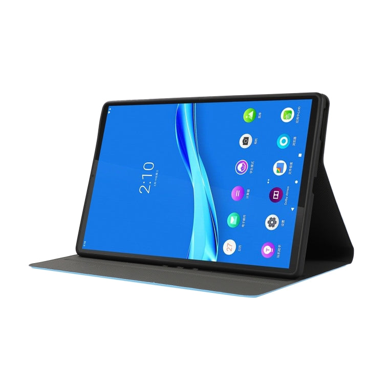 For Lenovo Tab M10 Plus 10.6 3rd Gen 2022 Voltage Craft Texture TPU Flip Leather Tablet Case
