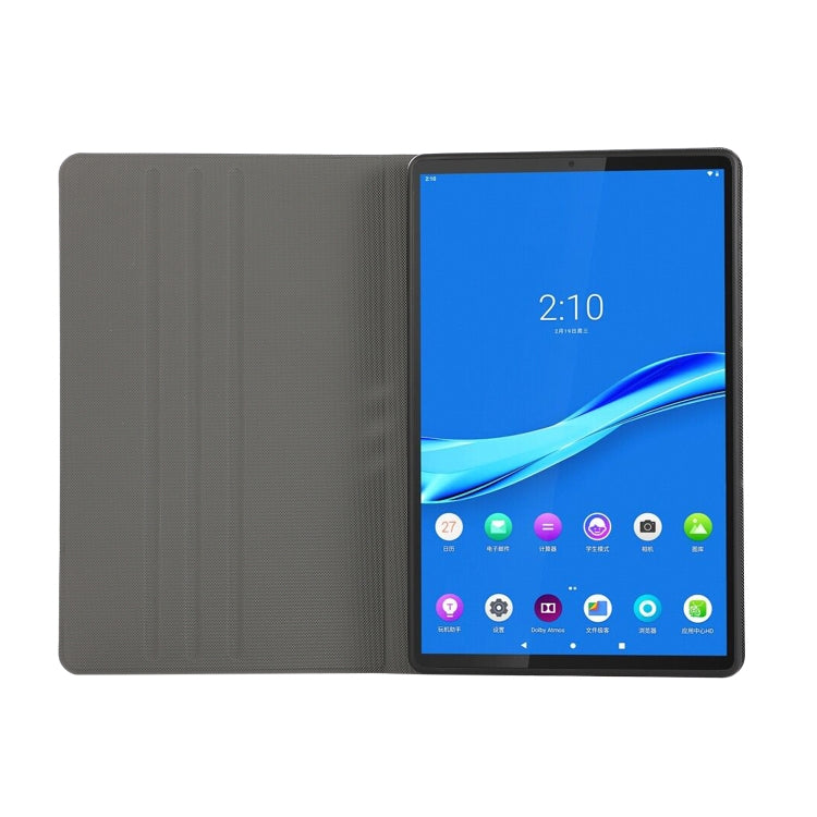 For Lenovo Tab M10 Plus 10.6 3rd Gen 2022 Voltage Craft Texture TPU Flip Leather Tablet Case