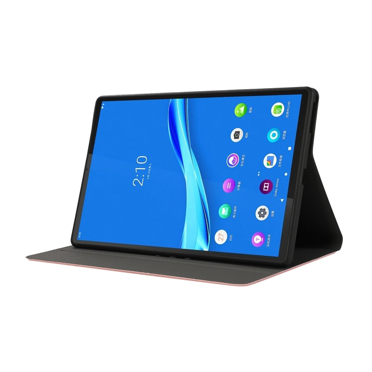 For Lenovo Tab M10 Plus 10.6 3rd Gen 2022 Voltage Craft Texture TPU Flip Leather Tablet Case