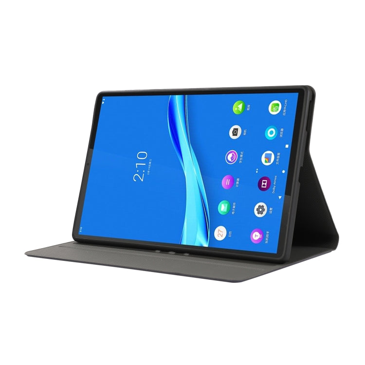 For Lenovo Tab M10 Plus 10.6 3rd Gen 2022 Voltage Craft Texture TPU Flip Leather Tablet Case