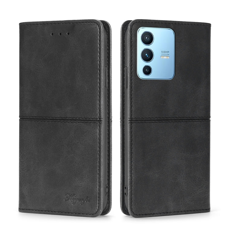 For vivo S12 Pro 5G/V23 Pro Cow Texture Magnetic Horizontal Flip Leather Phone Case