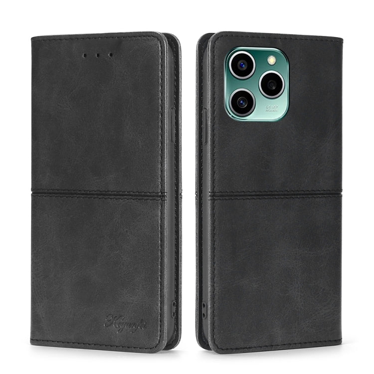 For Honor 60 SE Cow Texture Magnetic Horizontal Flip Leather Phone Case