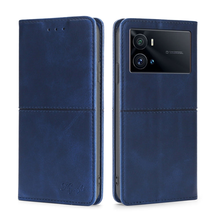 For Honor X30 Cow Texture Magnetic Horizontal Flip Leather Phone Case