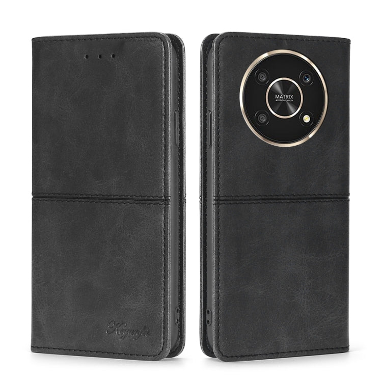 For Honor X30 Cow Texture Magnetic Horizontal Flip Leather Phone Case