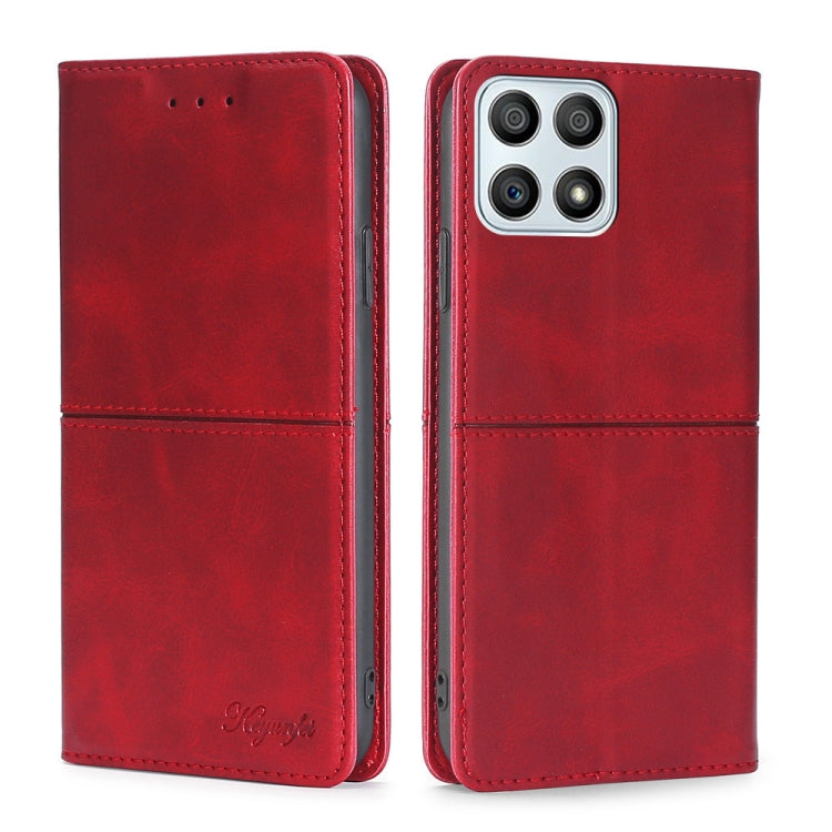 For Honor X30i Cow Texture Magnetic Horizontal Flip Leather Phone Case