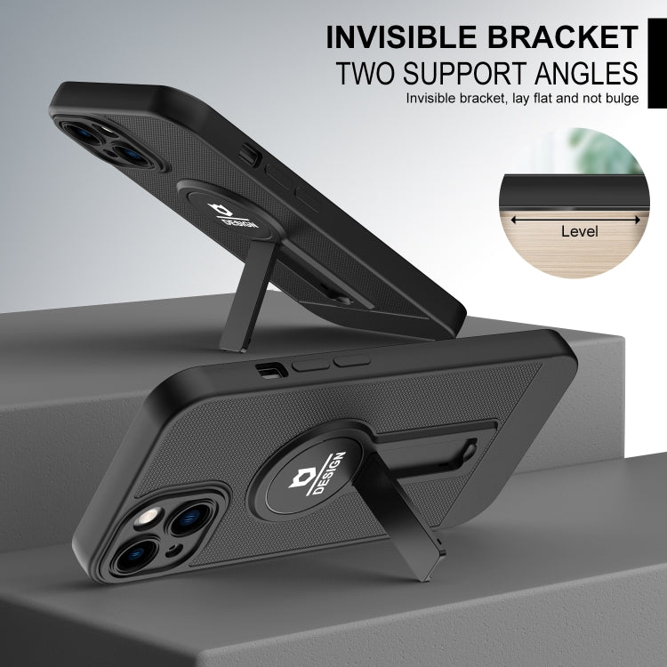 For iPhone 13 Small Tail Holder TPU+PC Phone Case