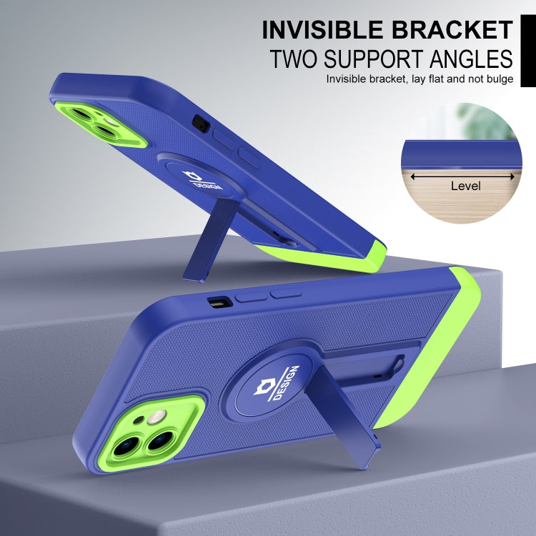 For iPhone 11 Small Tail Holder TPU+PC Phone Case